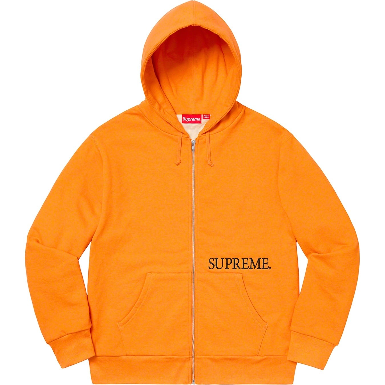 Thermal Zip Up Hooded Sweatshirt view 5